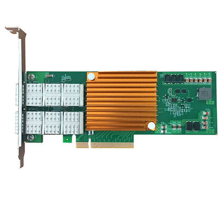 40 Gigabit Infiniband Pcie Card Δύο θύρες οπτική NIC Pci Express Network Adapter