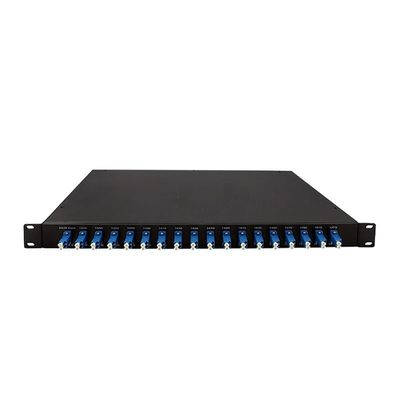 4 κανάλια ITU LGX Box Δύο ίνες DWDM Mux Demux πολυπλέξερ