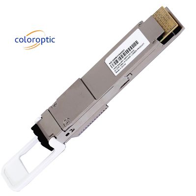 100Gbps Συνεπής οπτική μονάδα QSFP-DD 100G ZR OFEC-QPSK σταθερό λέιζερ