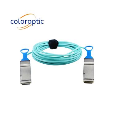 40G QSFP+ 3 - 100m μήκος AOC ενεργό οπτικό καλώδιο Infiniband QDR / DDR / SDR