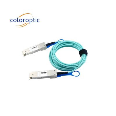 40G QSFP+ 3 - 100m μήκος AOC ενεργό οπτικό καλώδιο Infiniband QDR / DDR / SDR