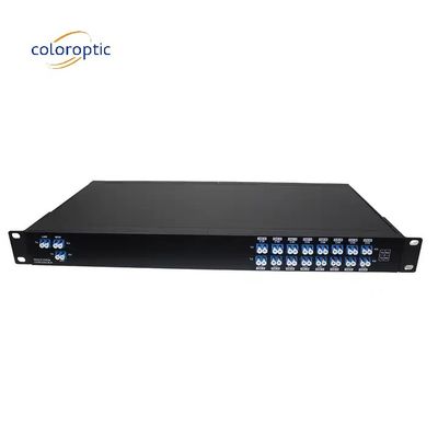 Μοναδικό WDM μοντέλο 40 καναλιών DWDM AAWG WDM σύστημα LC σύνδεσμος