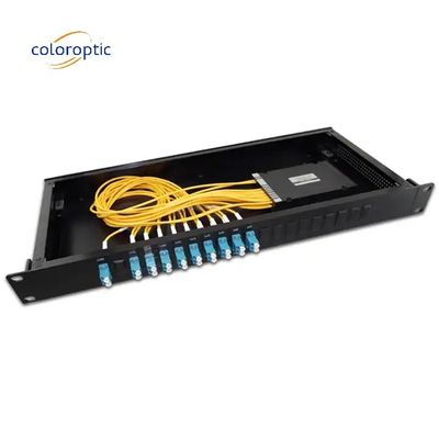 Μοναδικό WDM μοντέλο 40 καναλιών DWDM AAWG WDM σύστημα LC σύνδεσμος
