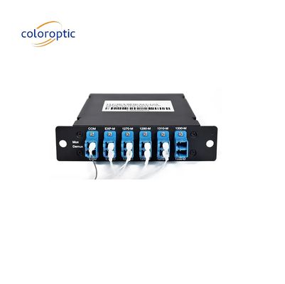 4 κανάλια WDM μοντέλο CWDM MUX με συνδετήρα LC για δίκτυο πρόσβασης