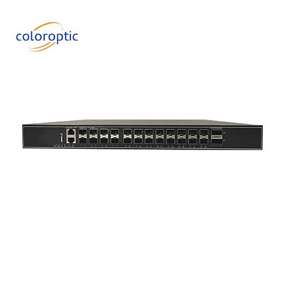 Τάξη 3 24 θύρες Gigabit Core Network Switch με θύρες 24*10GE 2*100GE