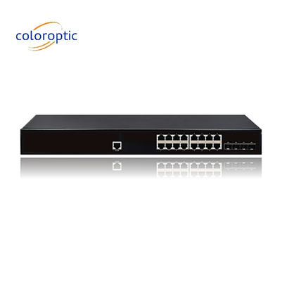 IEEE802.3 Layer 2 POE Switch 16 4GE SFP Ports 10/100/1000M 1 Σύνολο Αυτοκίνητο MDI/MDIX