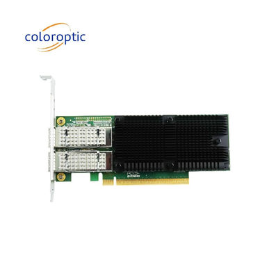 PCIe X16 Δύο θύρες QSFP28 Ethernet Network Adapter 100G Intel E810