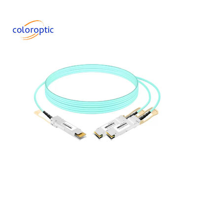 CO-1X1CP AOC DAC καλώδιο 400G OSFP σε 2x200G QSFP56 συνδέσεις