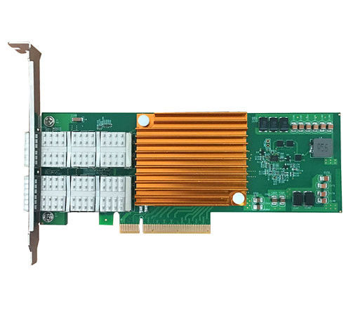 40 Gigabit Infiniband Pcie Card Δύο θύρες οπτική NIC Pci Express Network Adapter
