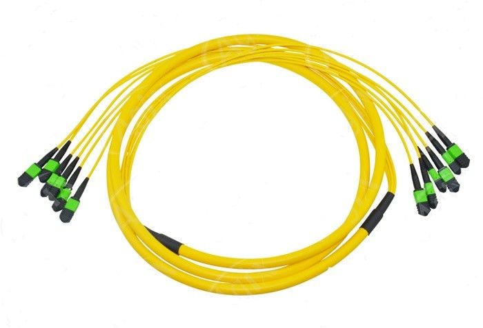 12 πυρήνες MPO Fiber Patch Cable για διασύνδεση καλωδίων κέντρων δεδομένων