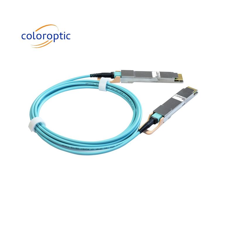 400G QSFP-DD AOC DAC καλώδιο 8*50G συνδέσεις για InfiniBand και Ethernet