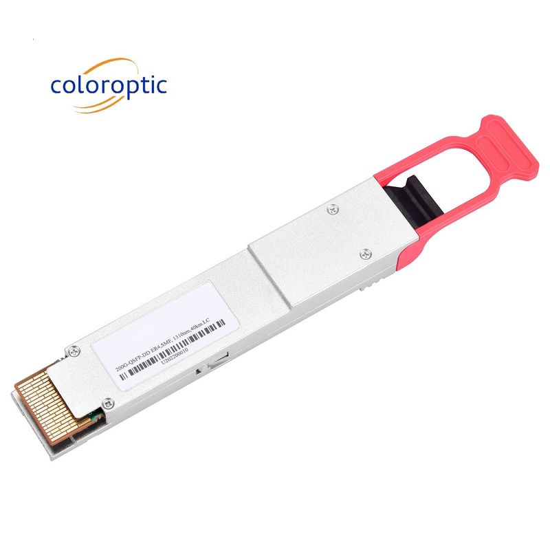 200GBASE-LR4 10km QSFP DD Μοντέλο 10,8W Μέγιστη κατανάλωση ισχύος για 200G Ethernet