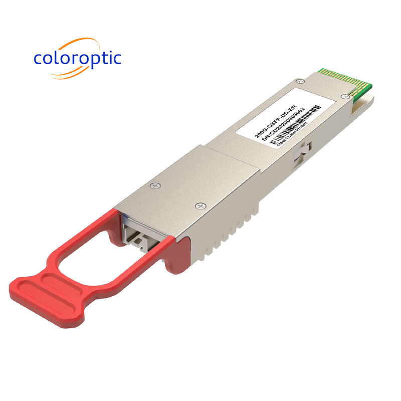 200G QSFP-DD ER4 Οπτική μονάδα δέκτη με πλήρη πραγματικό χρόνο DDM Sfp Ethernet