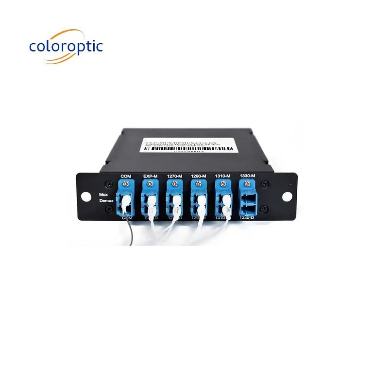 4 κανάλια WDM μοντέλο CWDM MUX με συνδετήρα LC για δίκτυο πρόσβασης
