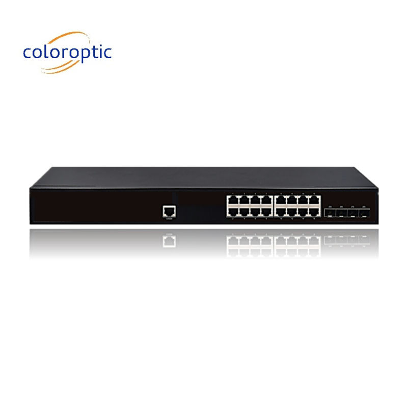 IEEE802.3 Layer 2 POE Switch 16 4GE SFP Ports 10/100/1000M 1 Σύνολο Αυτοκίνητο MDI/MDIX