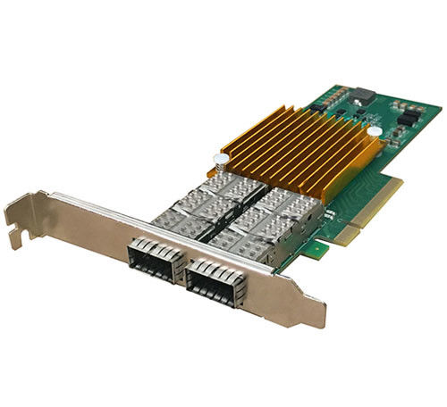 Δίκτυο Infiniband Pcie Card 40G Δύο θύρες οπτική NIC Ethernet Network Adapter