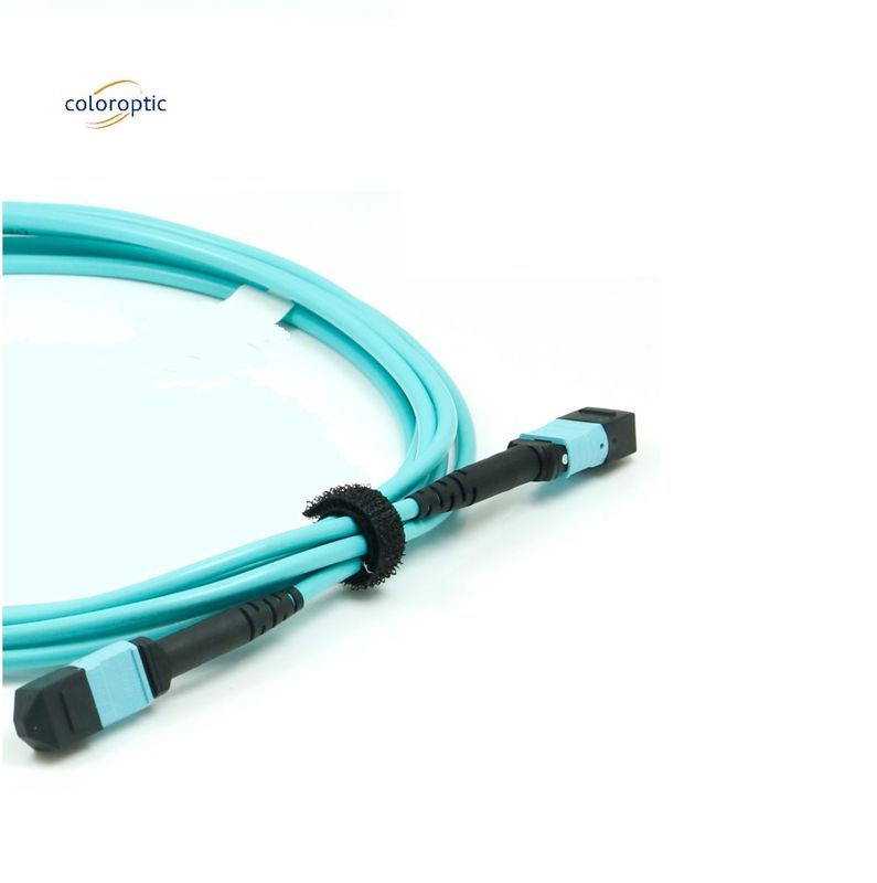 Οπτικό MPO Patch Cord -4°C - 85°C Θέρμανση αποθήκευσης με σύνδεσμο