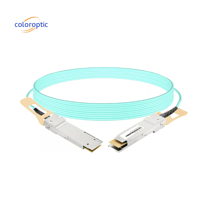 QSFP28 100G AOC για Arista 100G Switch και Ports Router Μικρότερη ισχύς, χαμηλό ποσοστό σφάλματος.